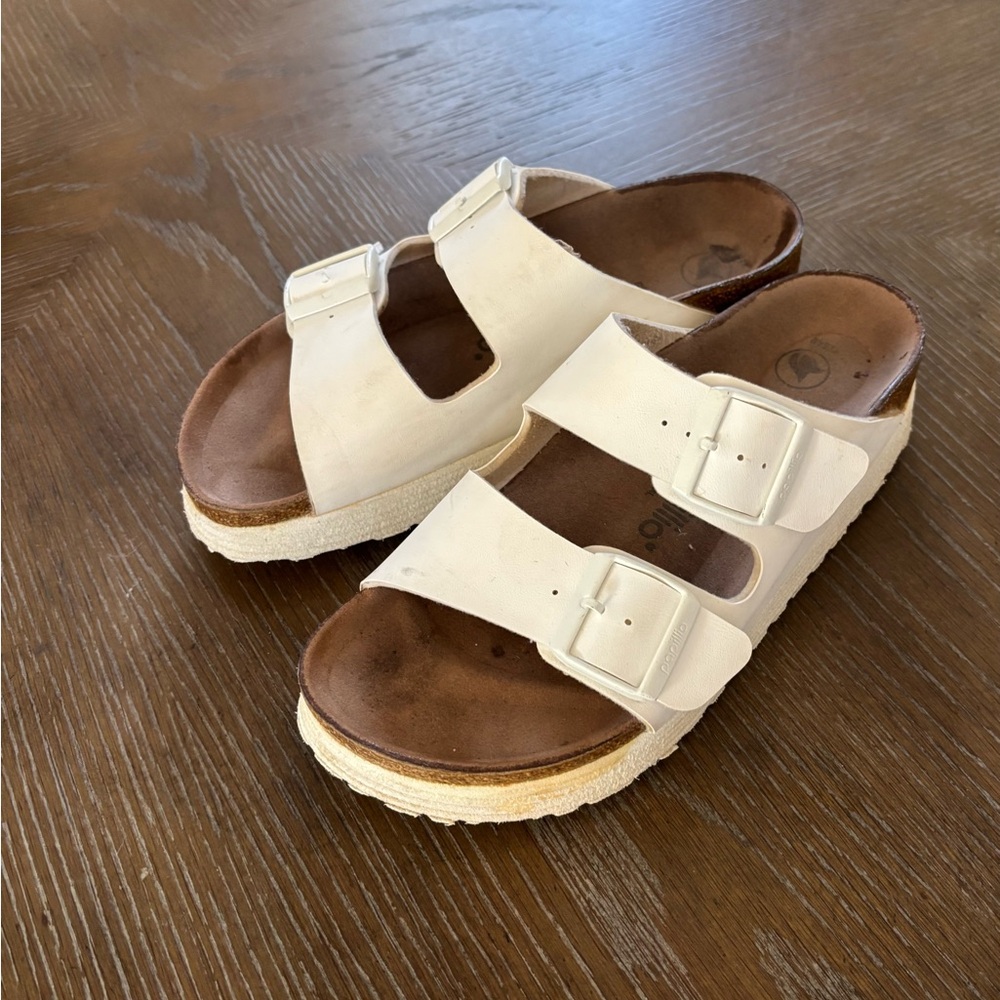 Papillio Cream Sandals